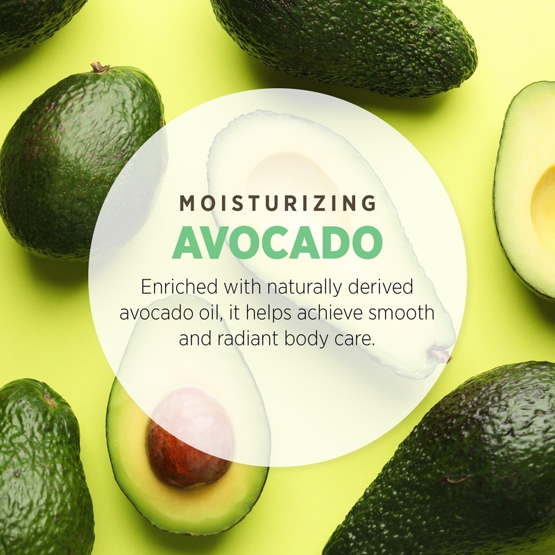 FOOD STORY Avocado Oil Softening Body Wash, Avocado & Jojoba
