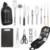 Camping Cooking Utensils Set, Stainless Steel Grill Tools, Camping BBQ