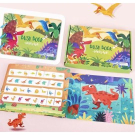 Unbranded Montessori Dinosaur Activity Books Baby/toddler Quiet Busy Book