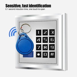 RFID Key Fob, T5577 Rewritable Fob, 10pcs Key Tags Proximity Cards, 125Khz RFID Proximity ID Card Token Tags Key Fobs for Door Access Control System