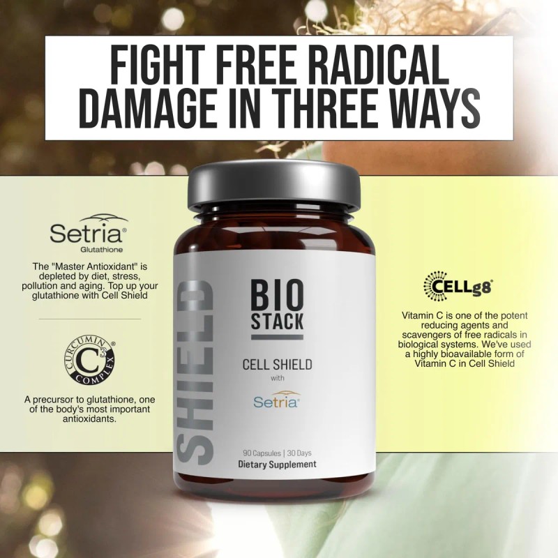 Biostack Cell Shield Glutatin 500 Mg Liposomal Cpsulas