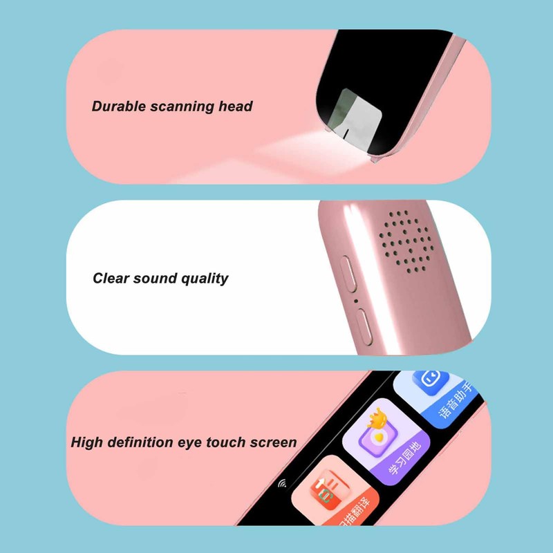 Keenso Reader Scanner Pen,Language Translator Device for Meetings Travel Learning