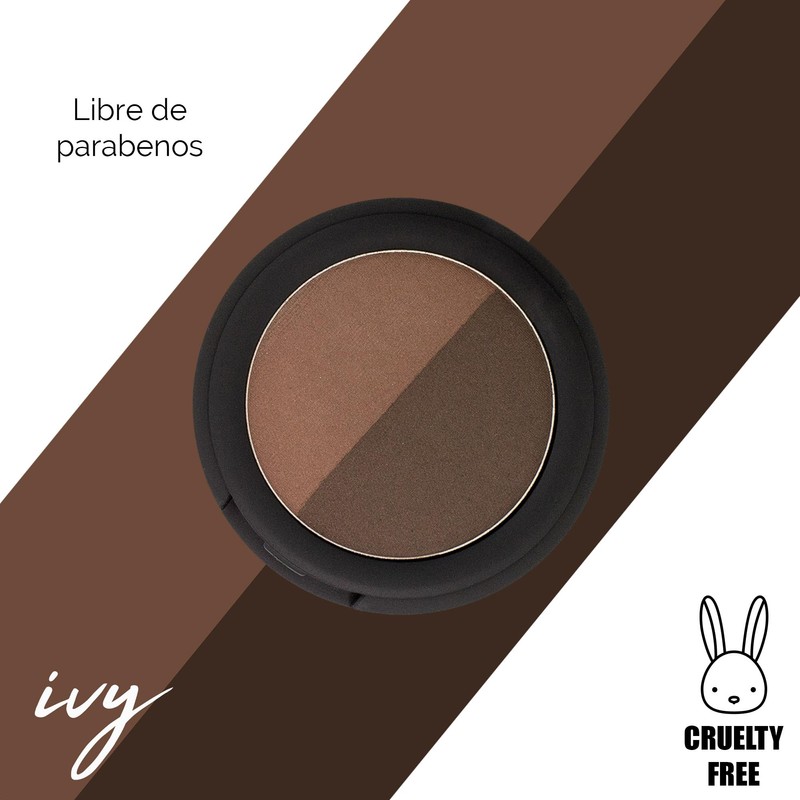 Polvo de Cejas Duo IVY | Terminado mate y natural,