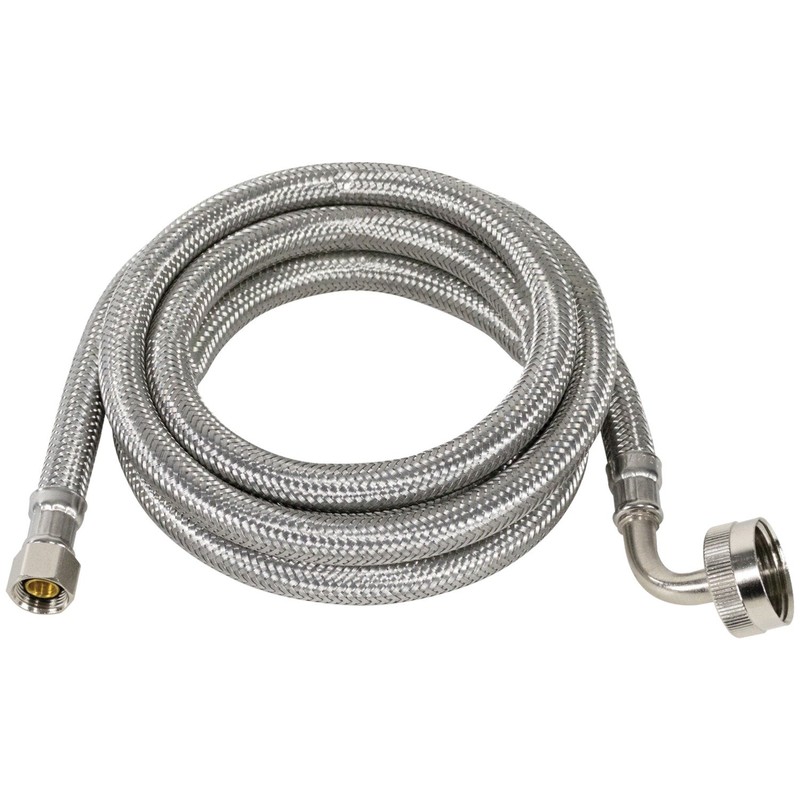 Certified Appliance Accessories Dishwasher Hose with 90 degree FGH Elbow,