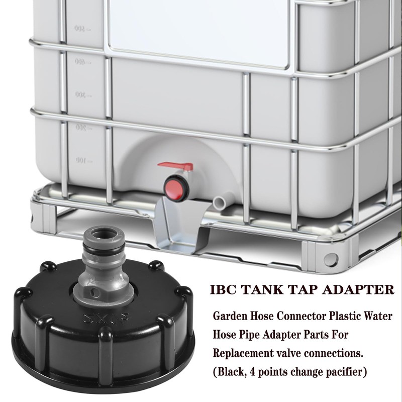 hufhnwso IBC Tank Connector, IBC Hose Connection Adapter, s60 x