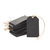 Gift Tags with String, 24 Pack Small Chalkboard Signs, Name