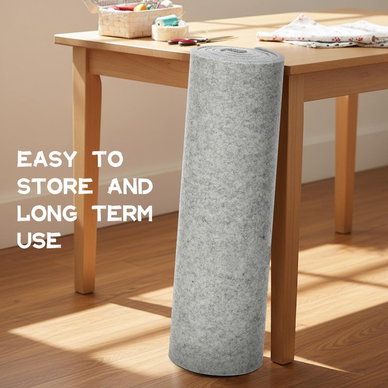 HunnmingRe 22" x 60" Wool Pressing Mat, Extra Large 100%