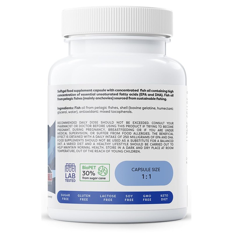 Osavi Super Strong Omega 3, 500 EPA / 250 DHA