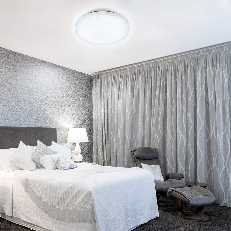 12W Round LED Ceiling Light Waterproof Motion Sensor Ceiling Lamp