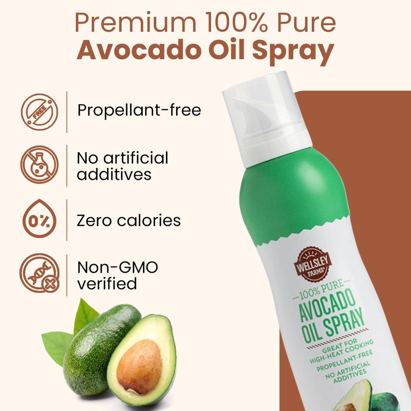 Wellsley Farms 100% Pure Avocado Oil Spray - Non Stick