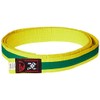 Karate Belt, Yellow, Green Middle Stripes, Judo Belt, Taekwondo Belt