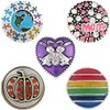 Real Charming 5 Snap Charm Set for use with Real