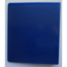 Dark Blue 3 Ring 1" View Binder 8.5 X 11 - Pack of 6