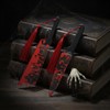 Horror Knife Acrylic Bookmark Set, Tassel Bookmarks for Halloween Fans