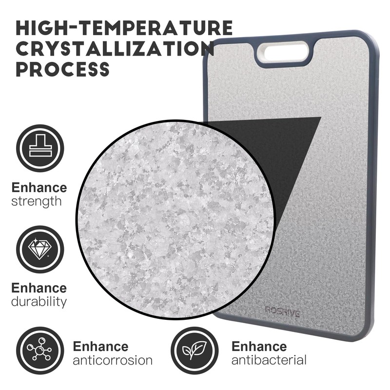 Titanium Cutting Board Double Sided Crystallization Cutting Boards for Kitchen