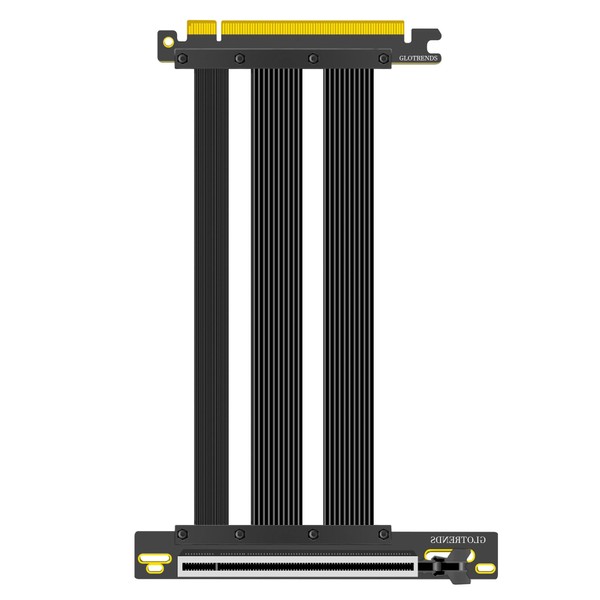 GLOTRENDS 200mm PCIe 5.0 Riser Cable for RTX5090 RTX4090 RX9070