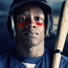 Wismee Baseball Eye Black, Anti-Glare Under Eye Sports Grease Stick for Baseball Softball Soccer Lacrosse Hockey Athletes Sports Training, Sports Eye Black Stick (Red)