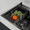 mvmhome Black Kitchen Sink Single Bowl Stainless Steel Sink with