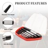 Damaged Screw Extractor Set, 6 Different Sized Screw Extractor, Easy