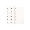 Zelten Loose Leaf Perforated Paper Refills Paper for 6-Hole Binder