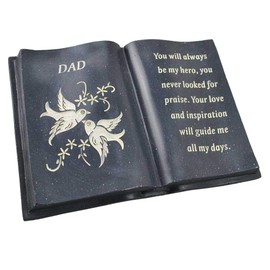Special Dad Love & Peace Dove Graveside Book Memorial Ornament