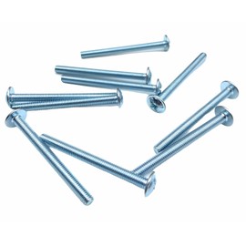10 Cabinet Handle Screws for Kitchens, Bathrooms etc. - M4 Machine Screws (35mm)