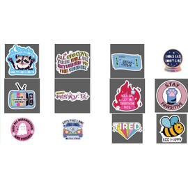 12 Pcs Nurse Funny Badge Reel Retractable Accessories Bulk Healthcare Cute Nursing Badge Holder Medical Bee Happy Dog Cat Fun Badge Clip LPN RN CNA Social Worker Doctor ID Card Gifts