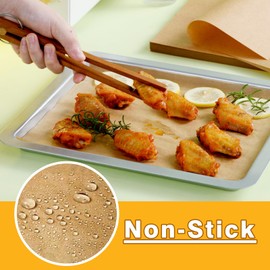 SIUDANGKA Air Fryer Paper Liners, 100 PCS Parchment Paper Sheets Compatible with Breville BOV650XL the Compact Smart Oven Countertop Toaster Oven Accessories Air Fryer Baking Paper Airfryer Liners