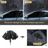 Damp away Automatic Windproof Travel Umbrella, Large Compact Inverted Umbrella