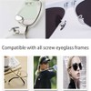 Screw-on Ceramics Nose Pads,Symmetrical Nosepad + Glasses Nose Pads Screwdriver