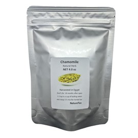 Chamomile - Matricaria recutita Dried Loose Flower - by Nature Tea (4 oz)
