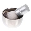 FRCOLOR Stainless Steel Shaving Brush Shaving Bowl Set Women's and