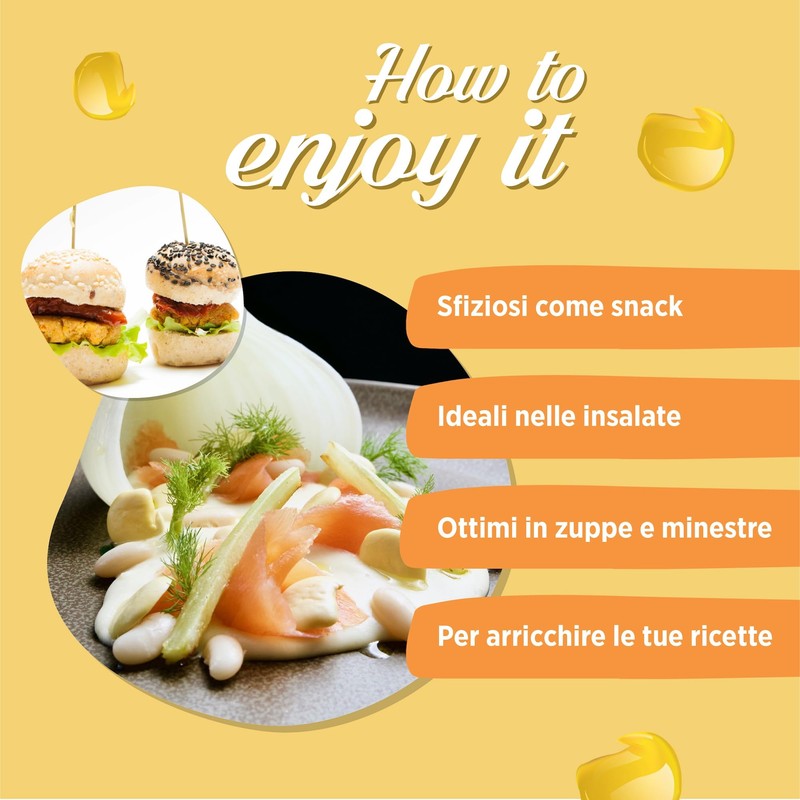 MADAMA OLIVA, Lupini Sgusciati, Ottimo Snack per Aperitivi, Ideale per
