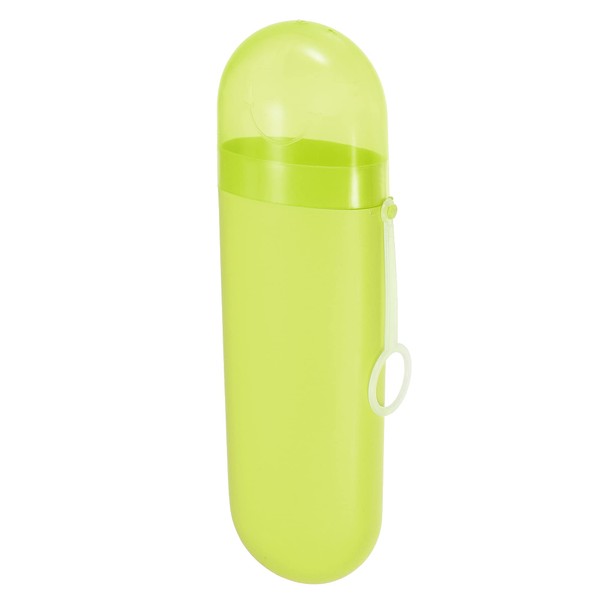 VOCOSTE 1 Pcs, Portable Toothbrush Case with Hook, Plastic, Traveling
