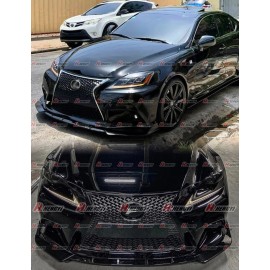 HHENGYISOUL For Lexus IS F-sport 2014-2016 Front Bumper Lip Spoiler Splitter Gloss Black ABS