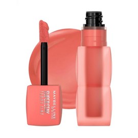Maybelline Tinta para labios Super Stay Teddy Tint Tono Baby Tee, 4.2ml - Tinta multiusos de larga duración, efecto mate difuminado hasta por 12H, textura suave a los labios, sin transferencias