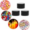 Empty Cream Jar, 6 Pieces 10 ml Cosmetic Jar, Black