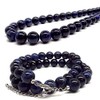 Natural Stone Necklace, Blue Tiger Eye, Tiger Eye Stone, AAAAA