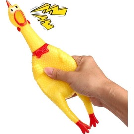 First Wholesale Rubber Screaming Chicken Dog Toy, For Decompression, Venting, Pranks, Family Games