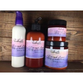 Handmade Rose & Argan Body Conditioner w/Goji Berries Organic/Natura - 8oz, Scented, Jar w/Lid