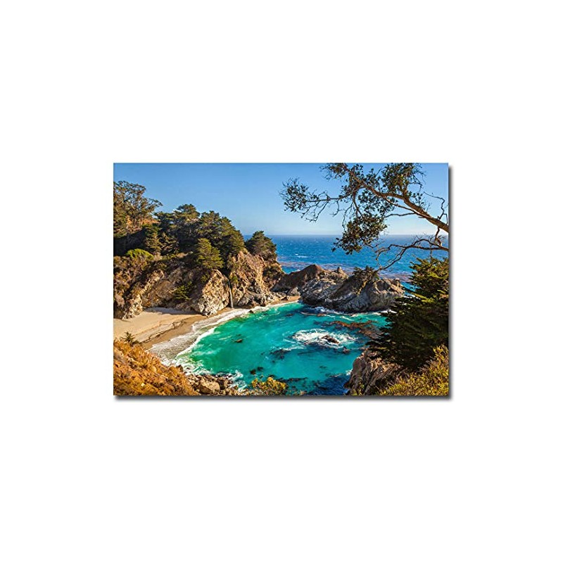 Monterey Beach California Travel Refrigerator Magnet Size 2.5" x 3.5"