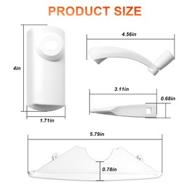 1361536 Hardware Pack Fit for Andersen Classic E-Z Casement Window - White