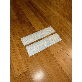 CarryOn Carry On Replacement TRAILER DECAL Stickers - SET 2 - 12” White Utility CarryOn