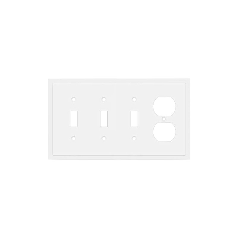 Henne Bery Modern Edge Decorative Wall Plate Switch Plate Outlet