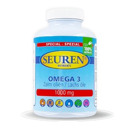 Seuren Nutrients | Omega 3 1000 mg Fish Oil 100 softgels | Highest Purity Gluten Free | Lactose Free | Sugar Free 100% Natural |