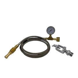 Oxygen Transfill 72" Hose Adaptor for filling CGA540 & CGA870 small cylinders from machine for Aviation Veterinary Medical Welding Gas Blowing and Brazing Hobbies