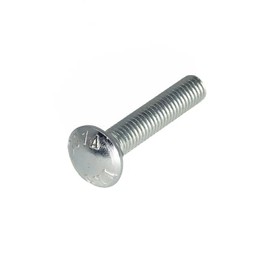 3/4"-10 x 5-1/2" (25 Pack) Zinc Carriage Bolt, Grade 307A, Zinc Plated for Exterior Use by Fastener Depot, LLC