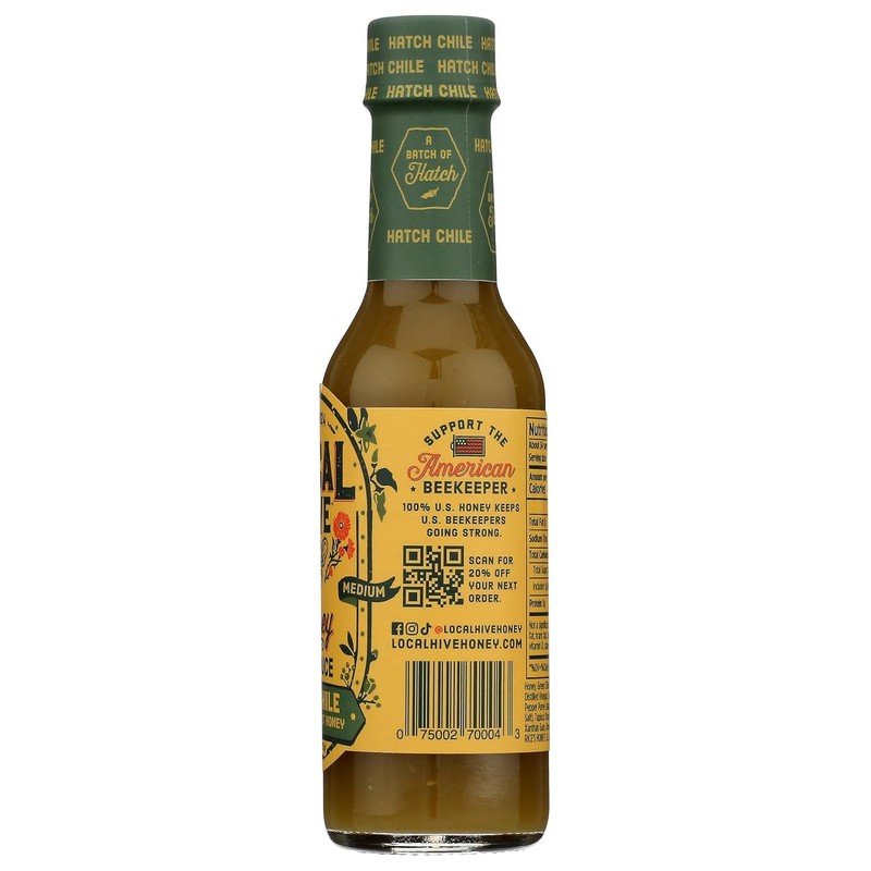 Local Hive Hatch Chile Southwest Honey Hot Sauce – 6