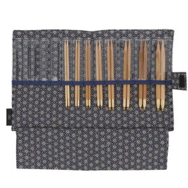 Seeknit Circular Knitting Needles Set, Bamboo, Blue, Standard