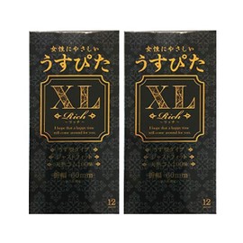 コンドームリッチ うすぴたXL 12個入 × 2箱 ジャパンメディカル